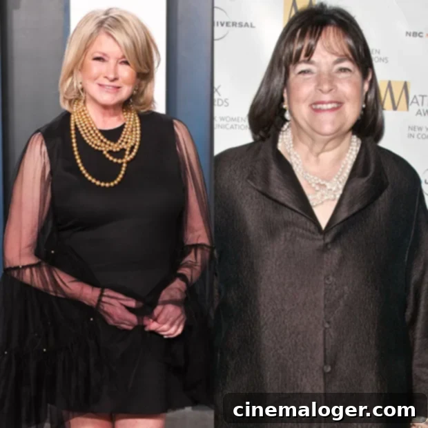 Cosmo Clash: Martha Stewart Questions Ina Garten's Pandemic Advice 2 Martha Stewart stated she disagreed with Ina Garten’s advice to drink more during the pandemic, calling it 'not charming.'
