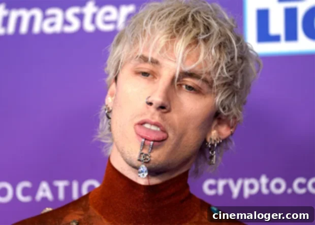 MGK Shows Off a Wild Dolce and Gabbana Lip Ring at Bud Light Music Fest 2 Machine Gun Kelly
