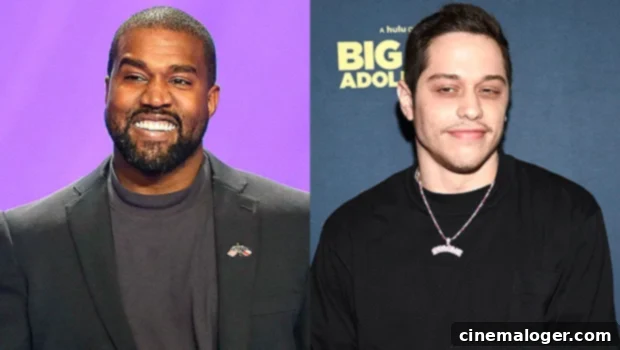 Kanye West Hits Follow on Pete Davidson's New Instagram Account After Feud 3 Kanye West; Pete Davidson