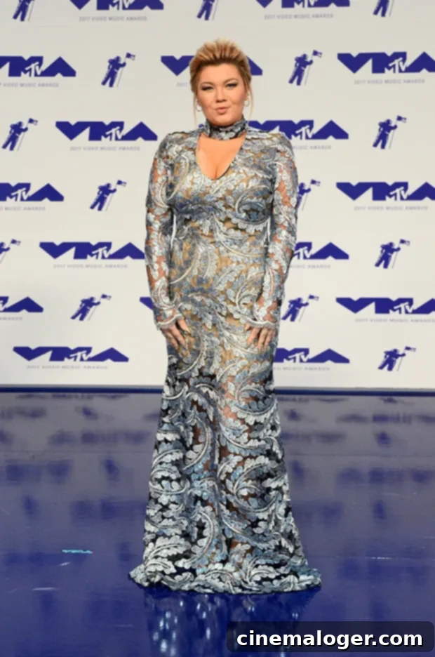 Amber Portwood Reveals Secret: Two Pregnancies, One Abortion, Heroin Addict Partner 2 Amber Portwood at the MTV VMAs, portraying her public image amidst personal struggles.