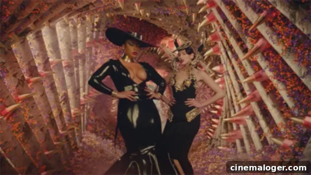 Megan Thee Stallion and Dua Lipa in the ‘Sweetest Pie’ video.