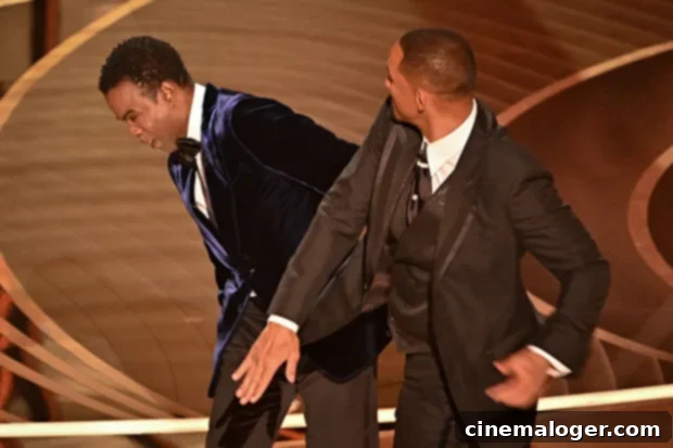 Bel Air Star Jabari Banks Reveals Mixed Feelings Over Will Smith Oscar Slap 3 Will slapping Chris was the most talked about moment from the Academy Awards. ( Rob Latour/Shutterstock)