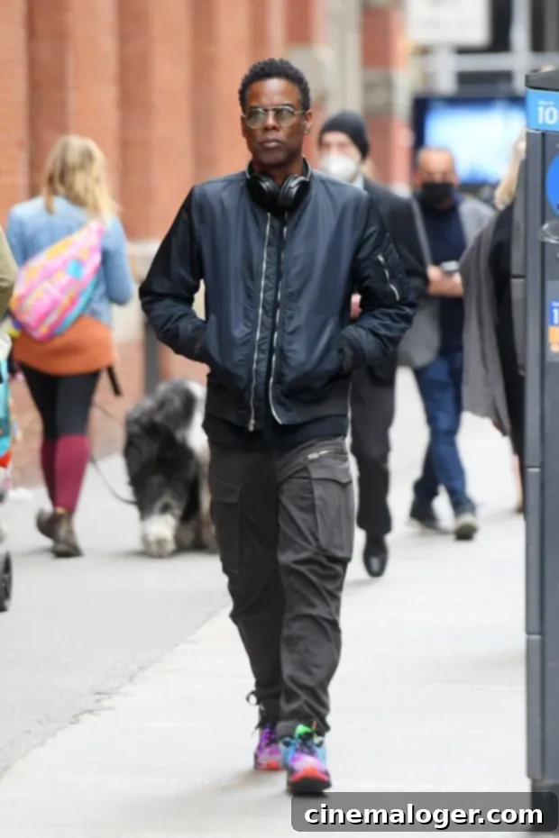 Chris Rock's Somber Aftermath: Rare NYC Photo Emerges 9 Days Post-Oscars Slap 2 Chris Rock