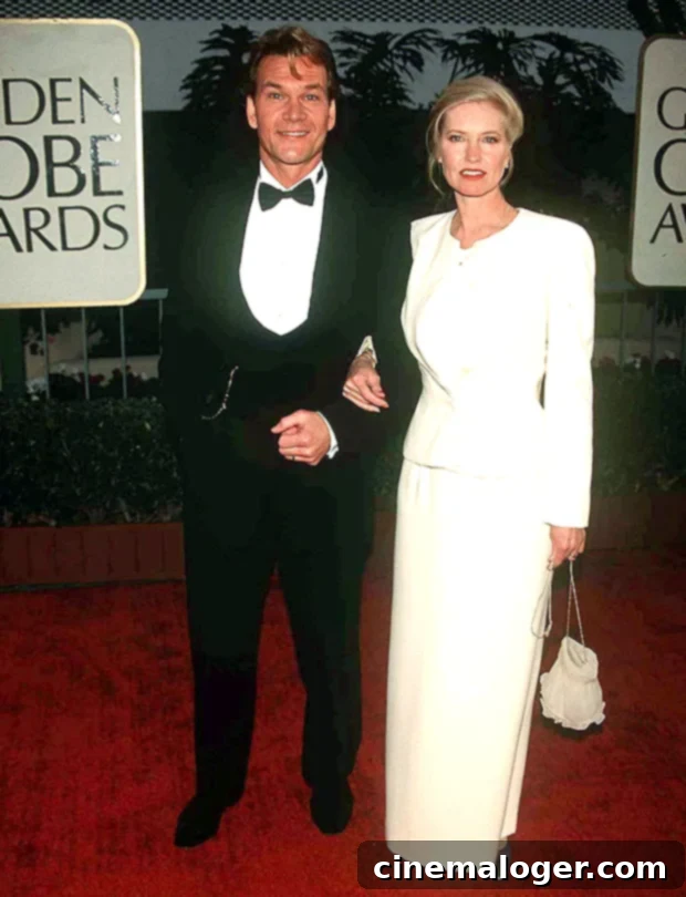 Patrick Swayze & Lisa Niemi: A Love Story That Lasted 34 Years 4 Patrick and Lisa stun on the red carpet for the 1997 Golden Globes.