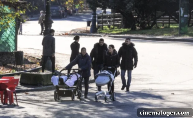Cristiano Ronaldo's Children His Family and His Tragic Loss 3 Cristiano Ronaldo's girlfriend Georgina Rodriguez goes for a walk with the twins Eva and Mateo, and Alana