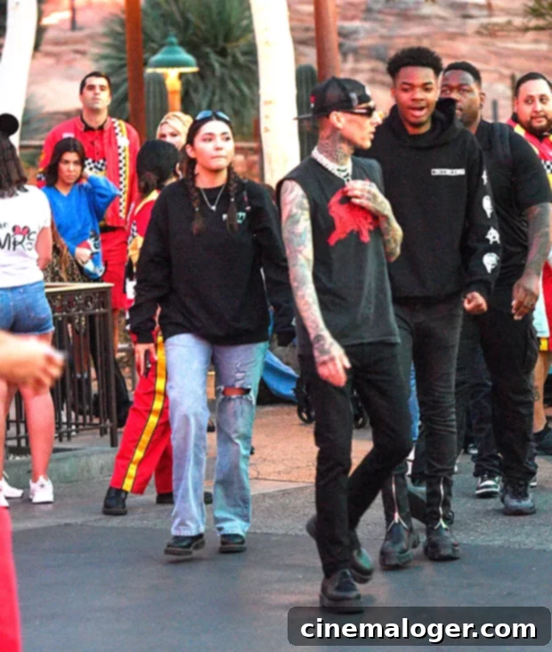 Travis Barker Delivers Disneyland Dream Date for Kourtney Kardashians Birthday 3 Kourtney & Travis
