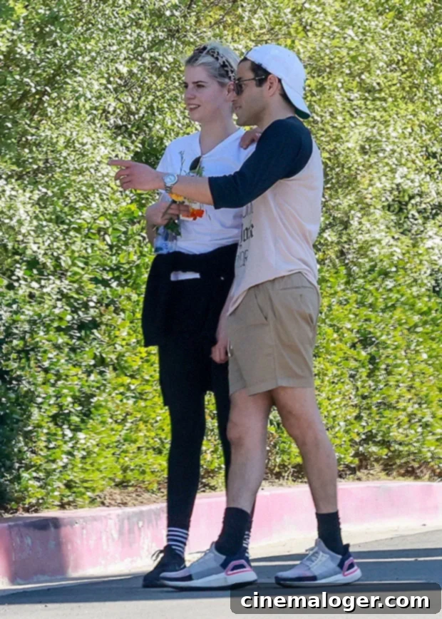Rami Malek and Lucy Boynton's Seldom Seen LA Errands 3 Rami Malek, Lucy Boynton getting cozy