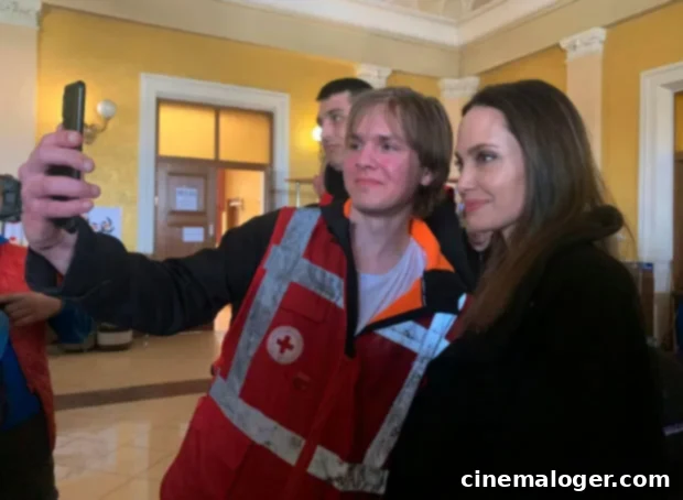 Angelina Jolie's Surprise Lviv Coffee Stop Amid Ukraine's War 2 Angelina Jolie
