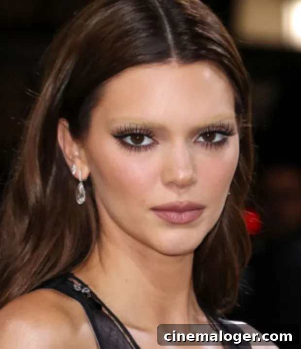 Kendall Jenner Unveils Bold Met Gala Look: Sheer Top, Volume Skirt, And Striking Bleached Brows 4 kendall jenner