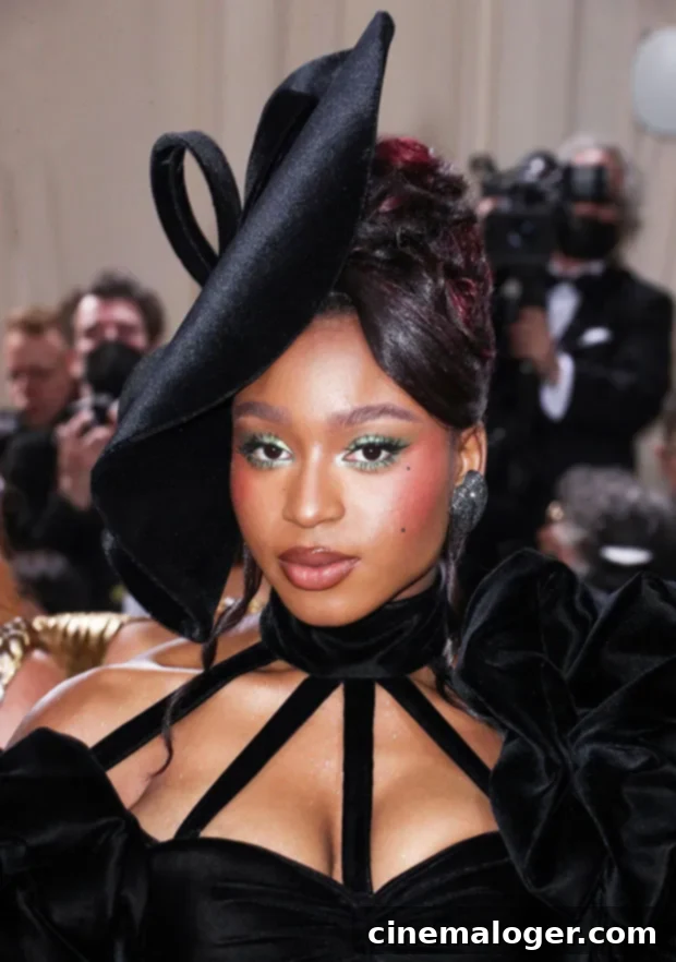 Normani Stuns In Black Crop Top And Skirt At 2022 Met Gala 3 Normani