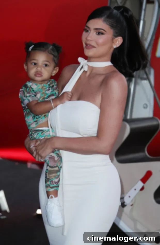 Stormi, 4, Turns Kylie's Met Gala Dress Into Her Personal Playground 2 kylie jenenr stormi webster