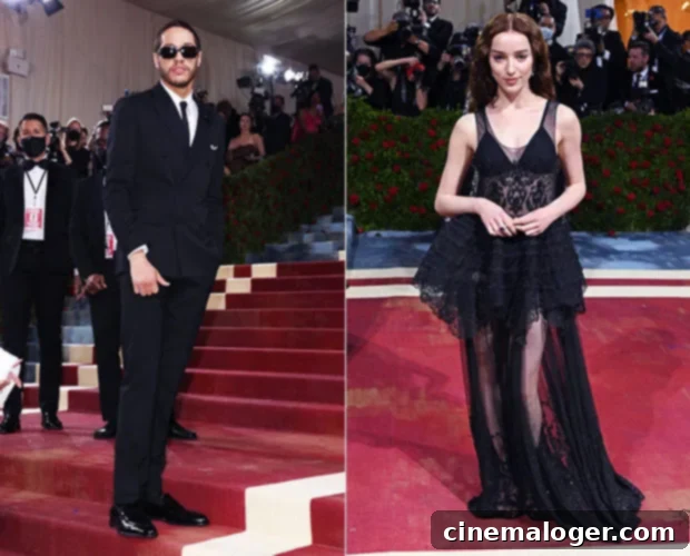 Met Gala Dodge: Pete Davidson Skips Awkward Run-In With Ex Phoebe Dynevor 2 Pete Davidson; Phoebe Dynevor