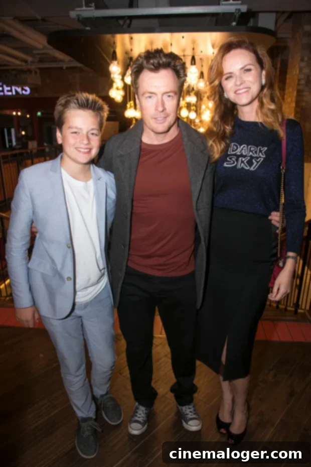 Dame Maggie Smith's Five Grandchildren: A Family Portrait 2 Toby Stephens wife Anna-Louise Plowman son Eli