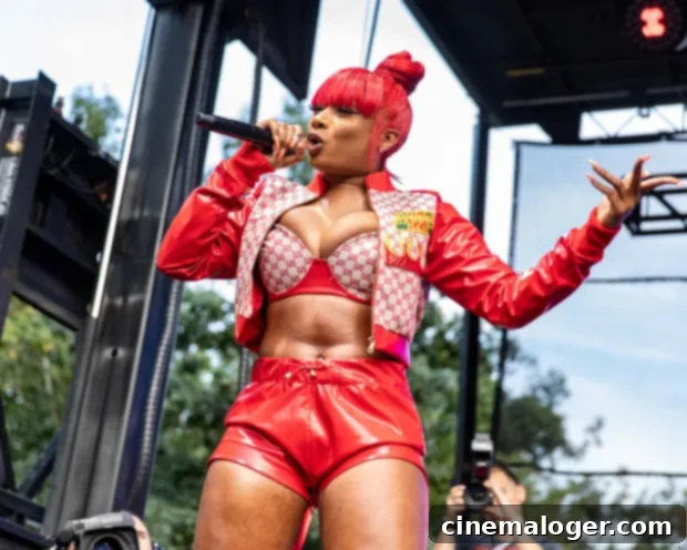 Megan Thee Stallion Brings the Heat to NYC Hottie Party in Short Shorts 2 Megan Thee Stallion