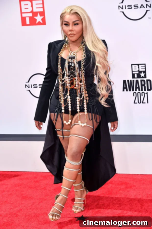 Lil Kim 47 Stuns In Tiny Shorts And Crop Top On Stage Photos 2 img 4740011 1