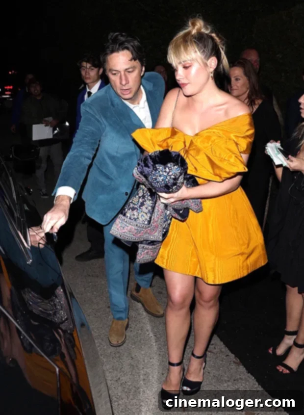 Zach Braff and Florence Pugh's Romance: A Complete Timeline Amid Split Talk 3 Zach Braff & Florence Pugh