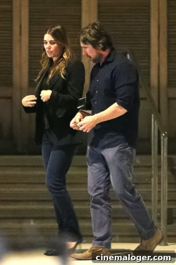 Christian Bale and Sibi Step Out for Rare Brentwood Date Night 2 Sibi, Christian Bale