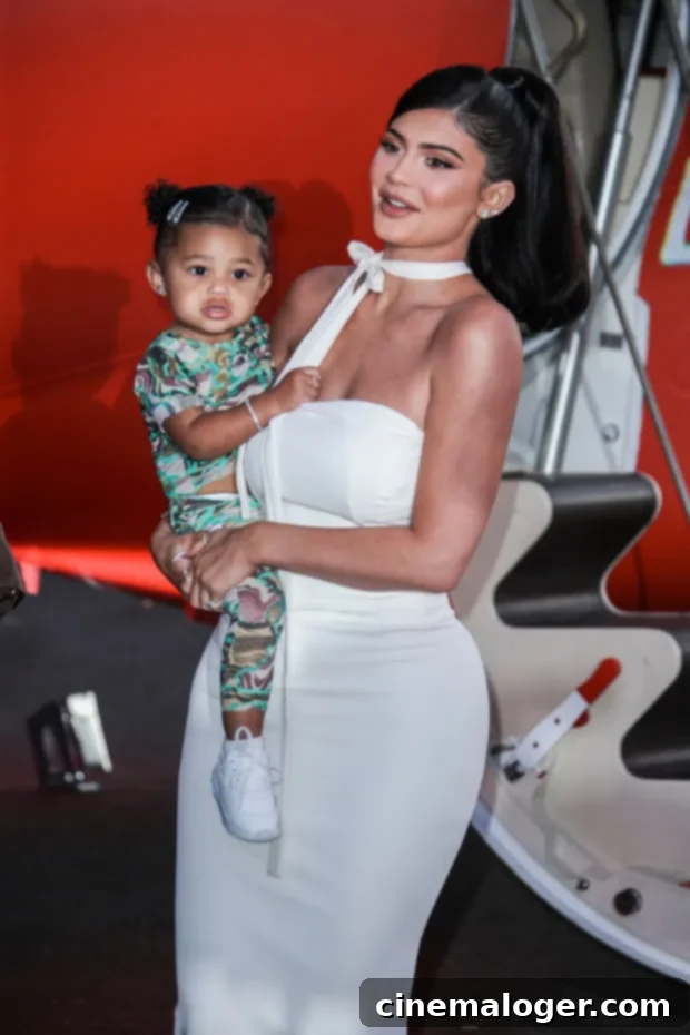 Kylie Dubs Kourtney 'Wife' As Stormi Shares Tender Moment With Auntie 3 Kylie Jenner and Stormi Webster