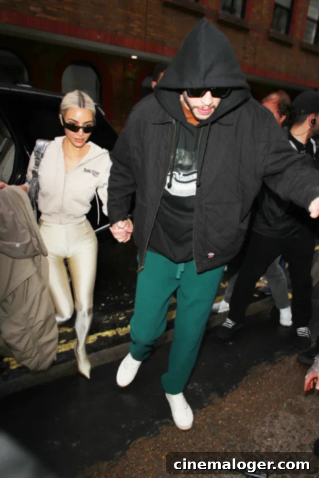 Kim & Pete's Romantic London Jewelry Spree 2 Kim Kardashian, Pete Davidson