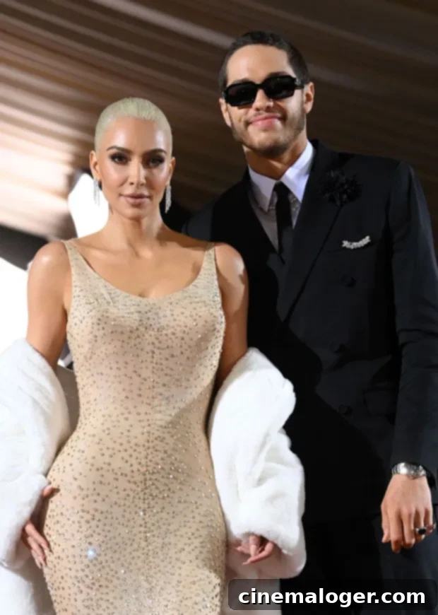 Pete Davidson and Saint West, 6, Share a Sweet Hand-Holding Lunch Outing 2 Kim Kardashian and Pete Davidson at the Met Gala.