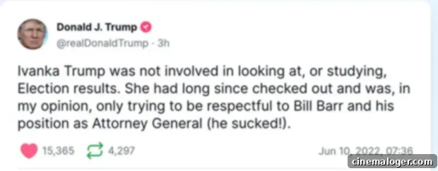 Trump Slams Ivanka Over Election Comment She Was Not Involved 2 Trump's response to Ivanka's interview.