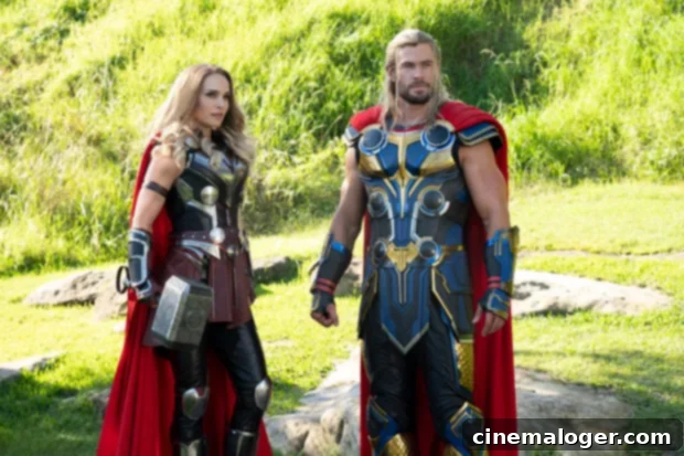 Natalie Portman's Marvel Metamorphosis: Jane Foster's Evolution From Scientist and Love Interest to Hammer-Wielding Hero 4 Natalie Portman as Mighty Thor in Thor: Love and Thunder