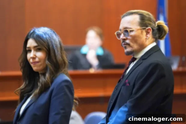 Johnny Depp's Lawyer Calls Dating Rumors Sexist and Unethical 2 Camille Vasquez, Johnny Depp's lawyer, addresses dating rumors in an interview.
