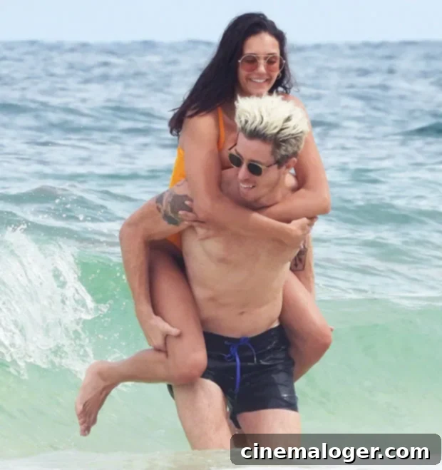 Nina Dobrev Sizzles in Red Bikini Jet Skiing With Shawn White in Maldives 2 Nina Dobrev and Shaun White