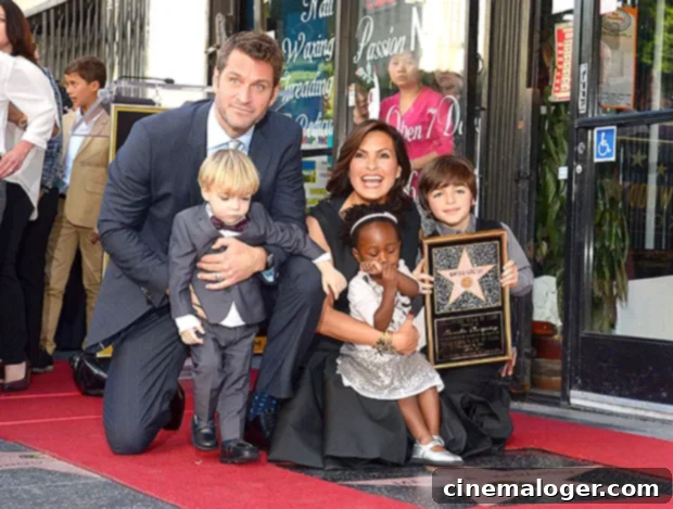 Mariska Hargitay Unveils Special Family Snapshot for Fathers Day 2 Mariska Hargitay, Peter Hermann, Kids