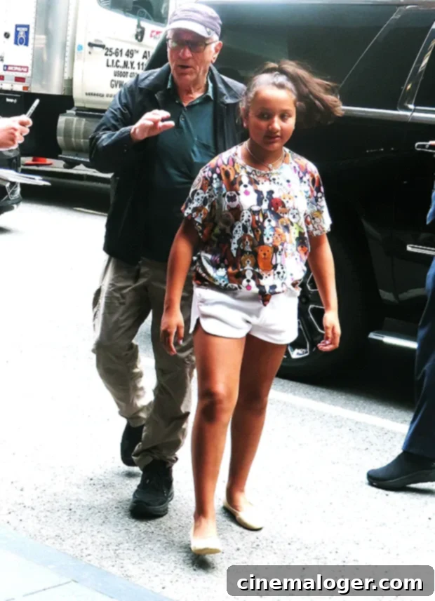 Robert De Niro, 78, Enjoys Rare NYC Moment With Daughter Helen, 10 2 robert de niro helen de niroo