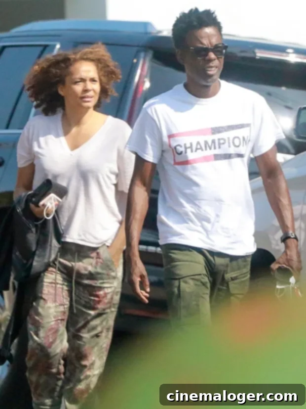 Chris Rock's Romantic Odyssey: From Marriage to Lake Bell 4 Chris Rock and Carmen Ejogo