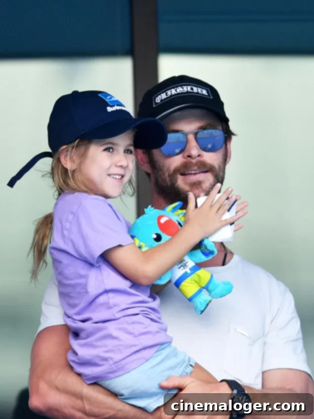 Chris Hemsworth and Elsa Pataky's Kids: A Look at Their Three Children 2 Chris Hemsworth and India-Rose Hemsworth at the Gold Coast Commonwealth Games 2018 in Australia
