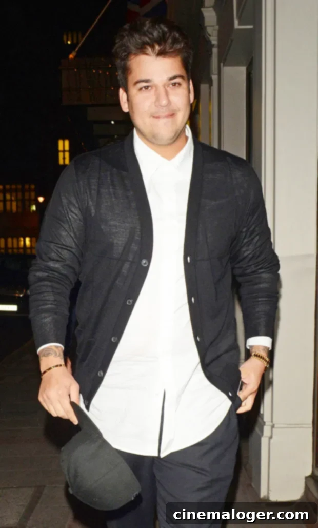 Rob Kardashian Proud As Dream Wows On Commercial Set 2 Rob Kardashian