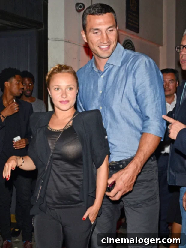 Hayden Panettiere and Wladimir Klitschko Their Rocky Path to Co-Parenting 2 Hayden Panettiere and Wladimir Klitschko smiling together at a public event in their early relationship years