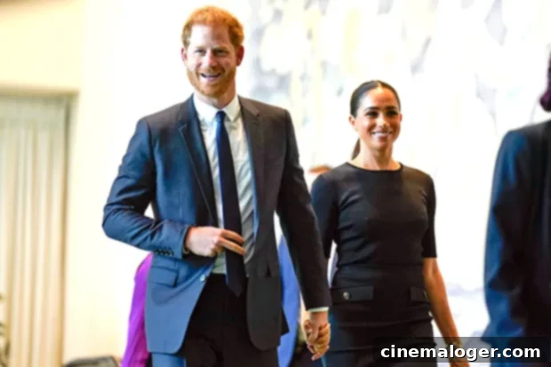 Meghan and Prince Harry Hold Hands at UN Nelson Mandela Day Event 2 Prince Harry and Meghan Markle arrive at the UN General Assembly, holding hands