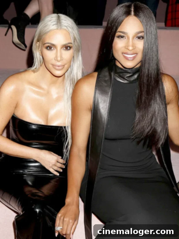 Kim Kardashian Vanessa Bryant Wow With Ciara Jump Lip Sync Video 2 Kim Kardashian, Ciara