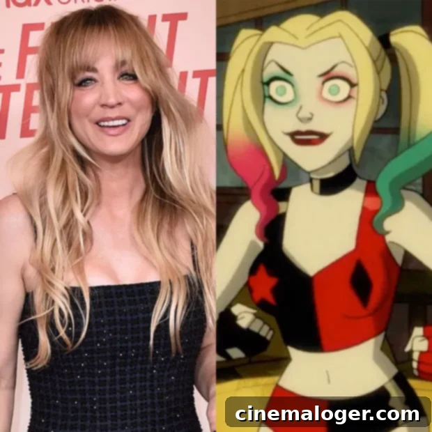 Lady Gaga Margot Robbie And Beyond The Stars Who Brought Harley Quinn To Life 5 Kaley Cuoco provides the voice for the titular character in the popular 'Harley Quinn' animated series, bringing a fresh, adult-oriented take to the role.