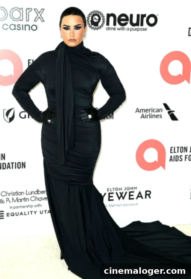 Demi Lovato Enjoys A Happy And Healthy Relationship With Her Musician Partner 3 Demi Lovato performing, embracing her new rock-inspired sound with fierce confidence.