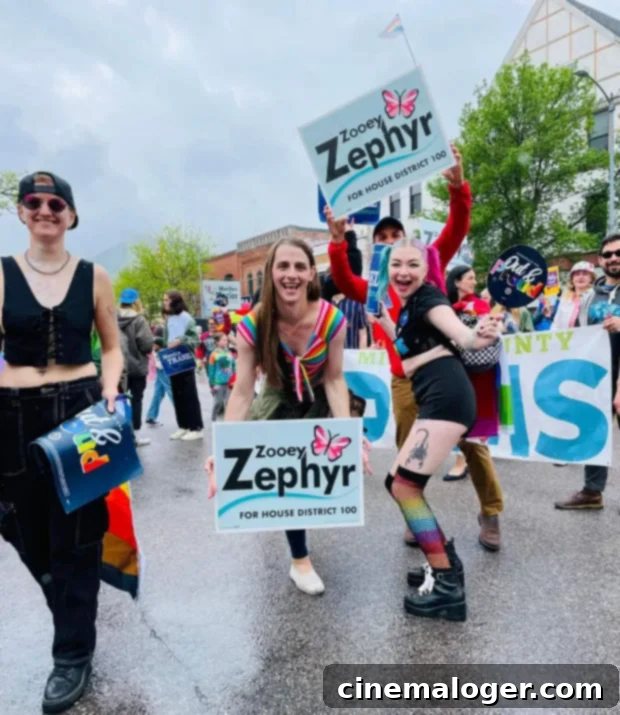 Montana's Zephyr Advocates For Trans Representation With Her Vote 4 Zooey Zephyr, Montana's first openly transgender state legislator