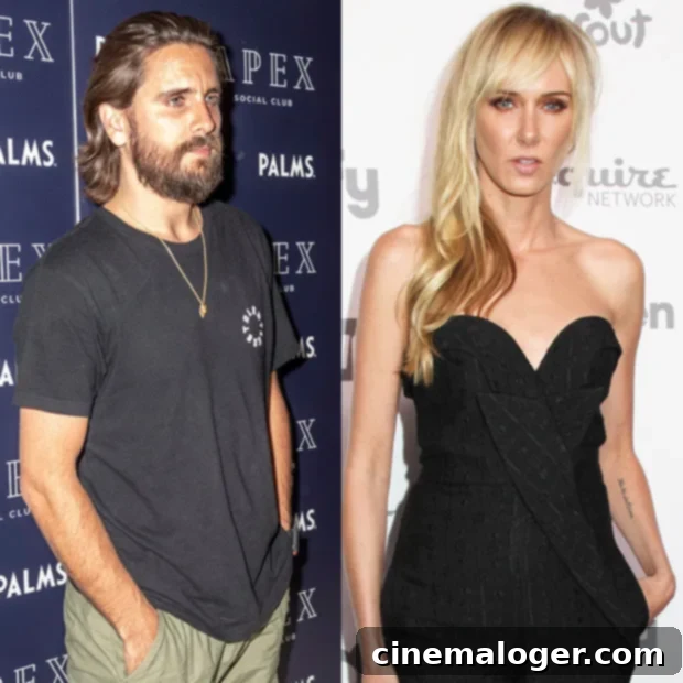 Scott Disick and Kimberly Stewart Spark Dating Rumors Hand-in-Hand 2 Scott Disick and Kimberly Stewart holding hands leaving a restaurant
