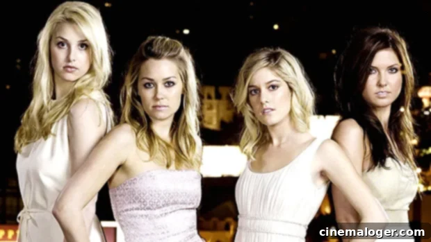 Whitney Port Dissects Why The Hills Reboot Failed 3 Original cast members of 'The Hills' including Whitney Port, Lauren Conrad, Heidi Montag, and Audrina Patridge.