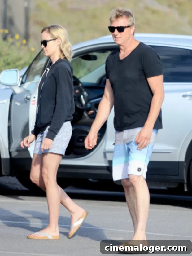 Stacie Zabka: William Zabka's Rock Through 14 Years of Marriage 2 William Zabka and Stacie Zabka on a beach