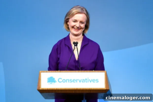 Liz Truss's Departure 5 Essential Facts 4 Liz Truss speaking at a political event