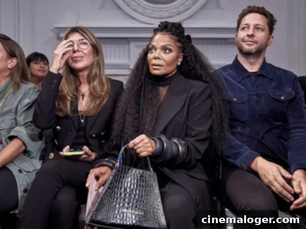 Janet Jackson's Rare Christian Siriano Appearance Stuns In Sheer Top 2 janet jackson