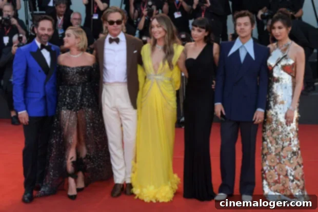Olivia Wilde, Venedik'teki O 'Tükürük' Anının Perdesini Araladı 2 Don't Worry Darling Premiere