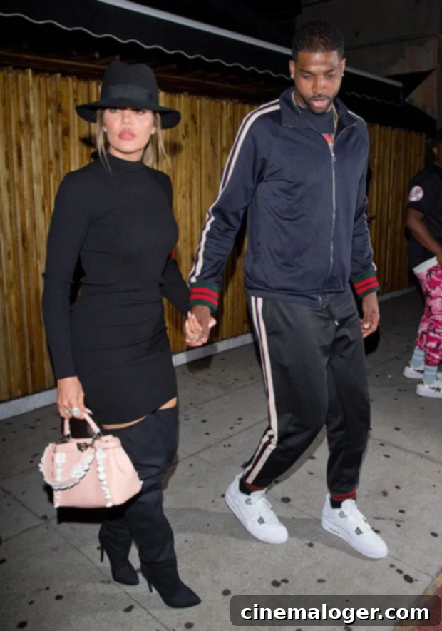 Khloe Kardashian's Stance: No Reconciliation With Tristan After Baby No. 2 2 Khloe Kardashian and Tristan Thompson are seen leaving restaurant The Nice Guy when back together in 2020.