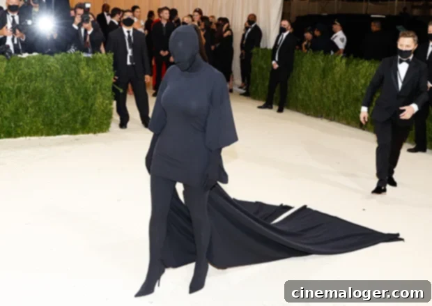 North West Adopts Kanye's Signature Masked Look In Paris 5 Kim Kardashian