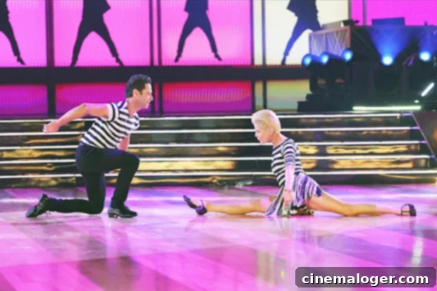 Selma Blair's Startling Admission: Fainting Is Routine Before DWTS 3 Sasha Farber and Selma Blair