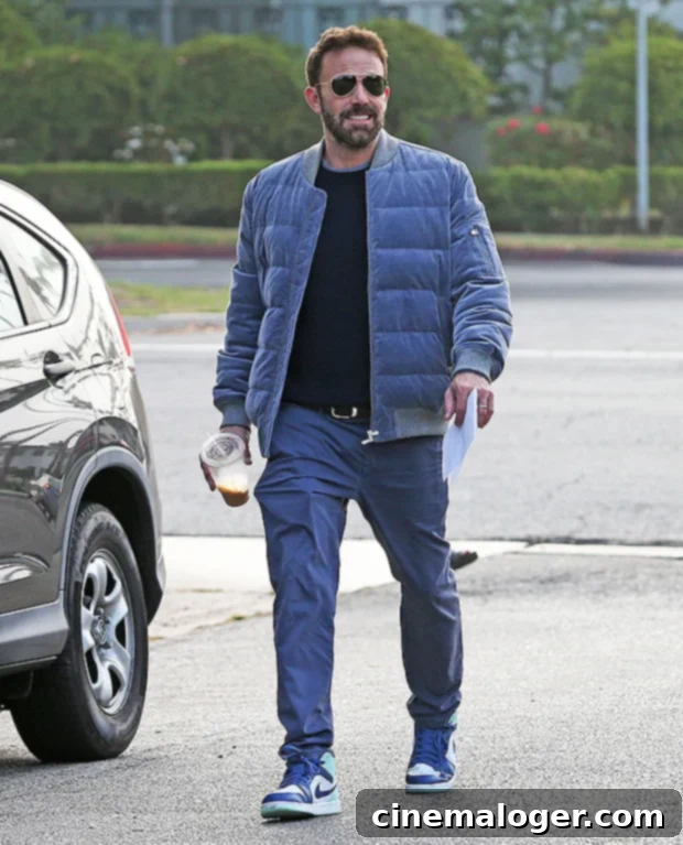 Ben Affleck & Jennifer Garner's School Day Reunion for Son Samuel 2 Ben Affleck reunited with Jennifer Garner at their son Sam’s school in October 2022.