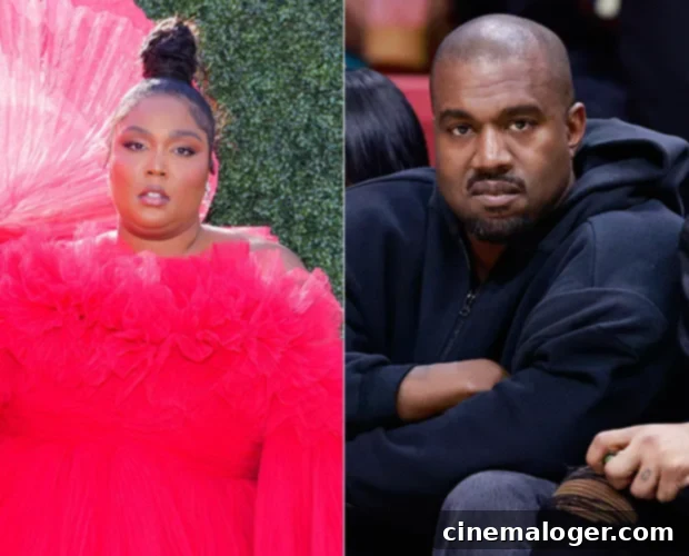 Lizzo Claps Back at Kanye West's Weight Comments 2 Lizzo called out Kanye following his controversial interview.